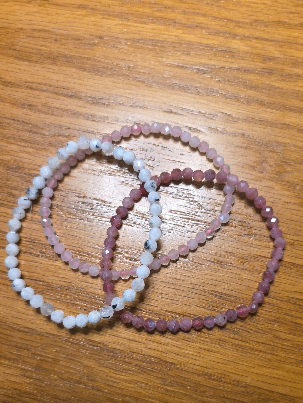 Faceted Stone Bracelets